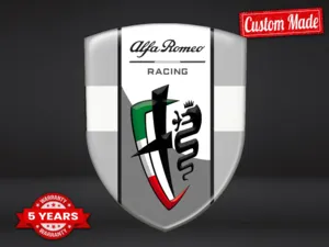 Alfa Romeo Automotive Window Stickers Durable Luxury High Quality